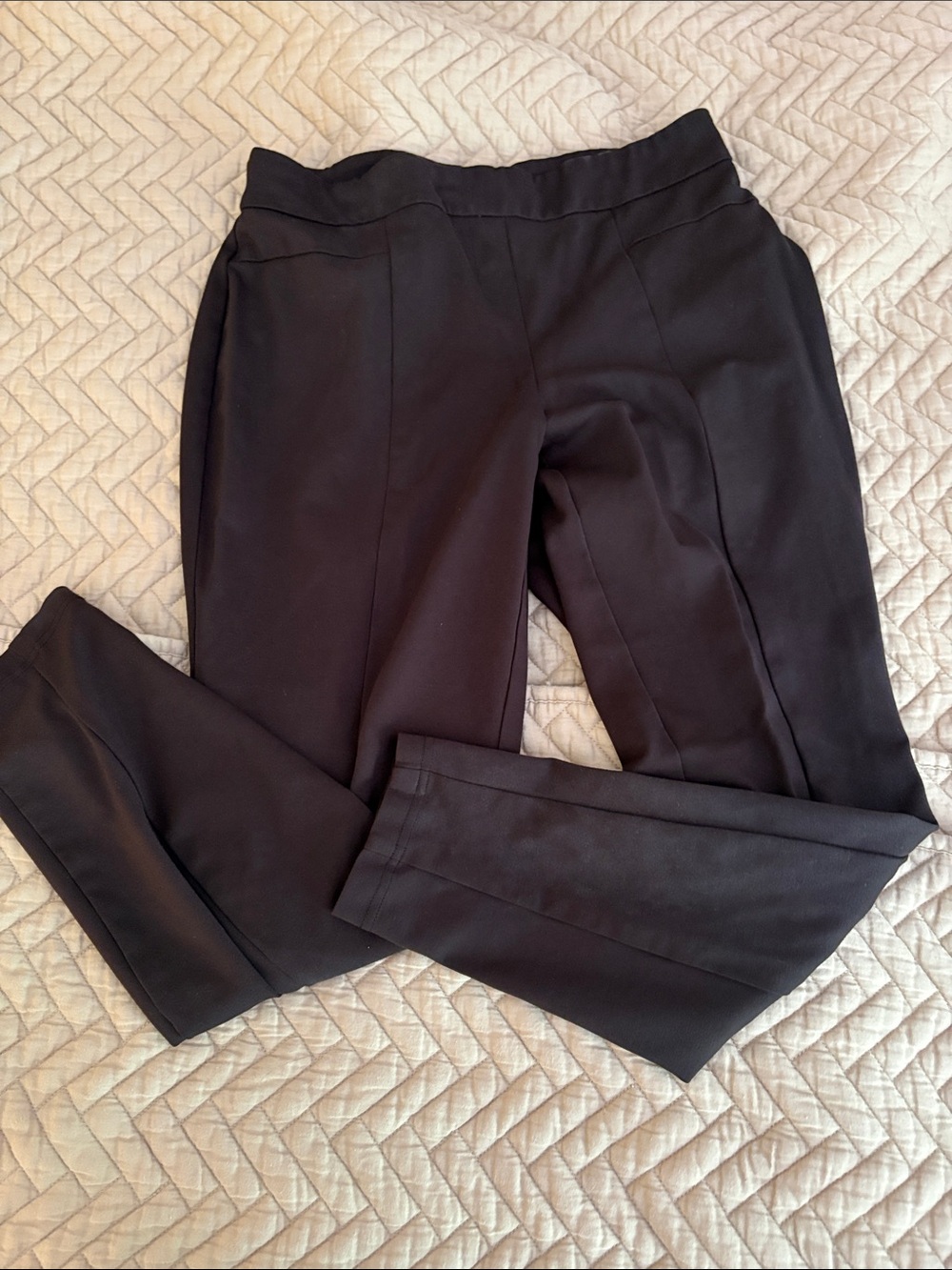 Fenn Wright Manson Black Ponte Slim Ankle Pants 14w
